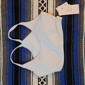 JustFab Active Scoop Neck Sports Bra.